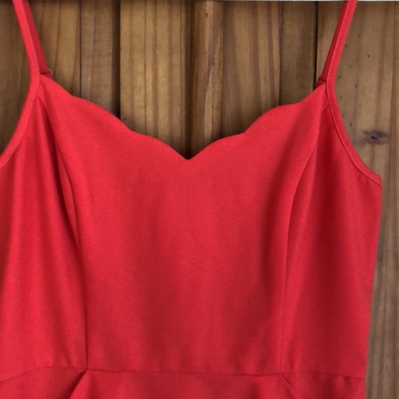 Market and Spruce dress. Coral Red in color size S - Picture 2 of 6
